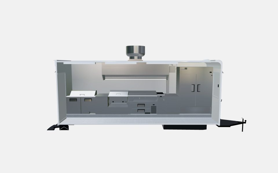 Custom 20ft Taco Food Trailer - image-124