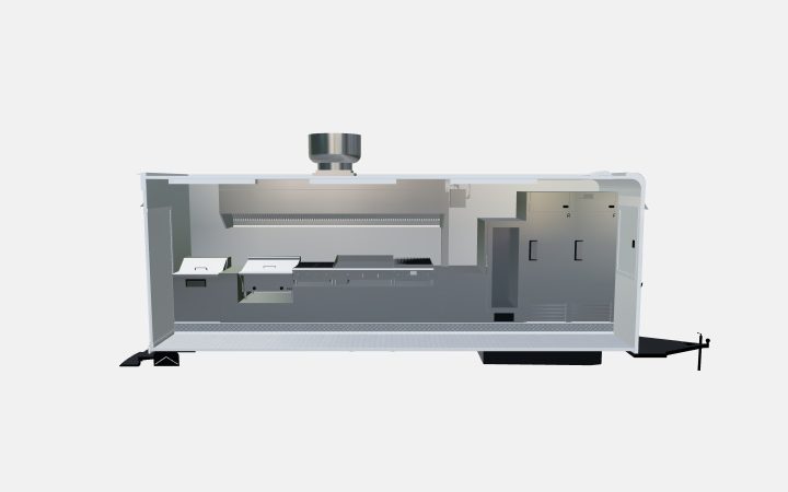 Custom 22ft BBQ Food Trailer