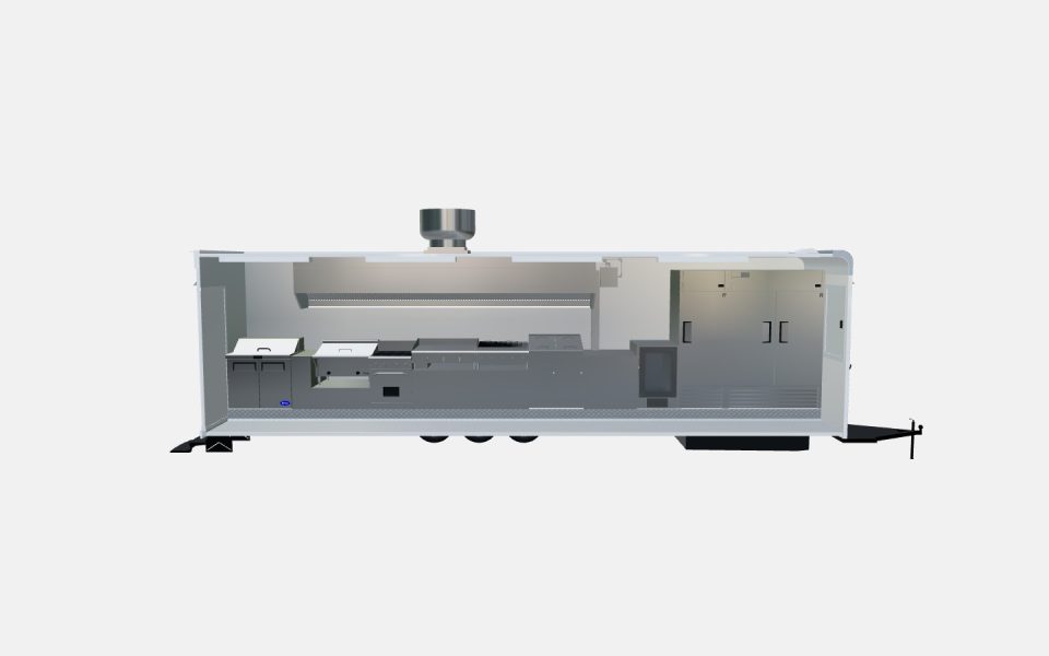 Custom 28ft BBQ Food Trailer - image-124