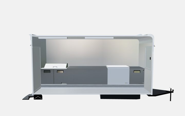 Custom 16ft Ice Cream Food Trailer