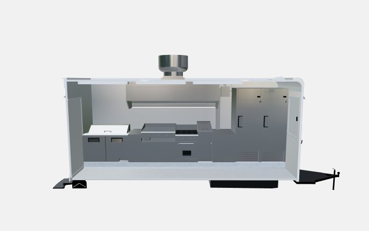 Custom 18ft Burger Food Trailer