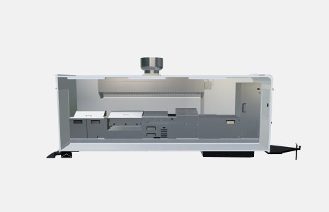 Custom 22ft Burger Food Trailer