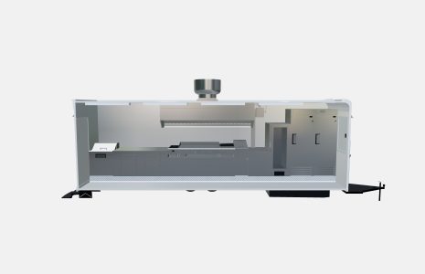 Custom 24ft Burger Food Trailer