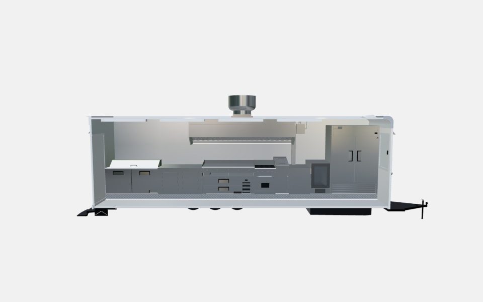 Custom 26ft Burger Food Trailer - image-124