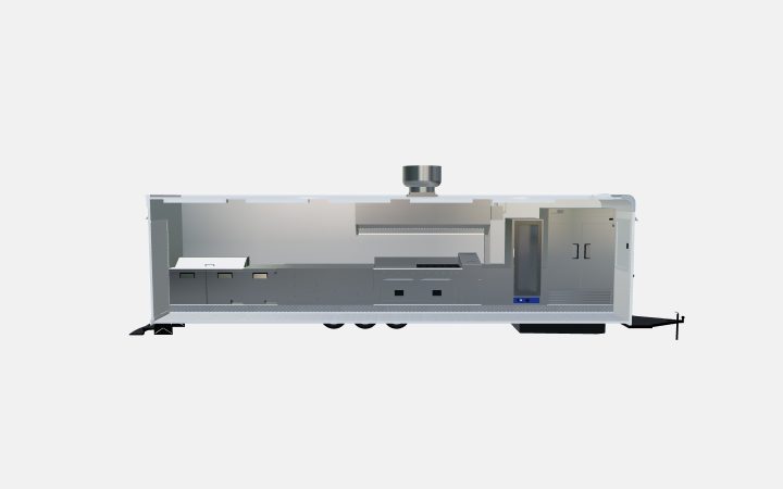 Custom 30ft Burger Food Trailer