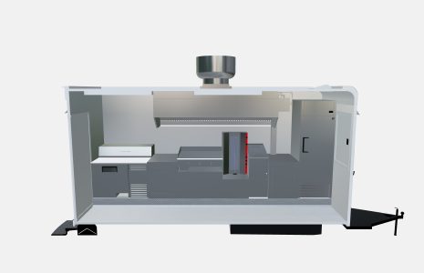 Custom 16ft Shawarma Food Trailer