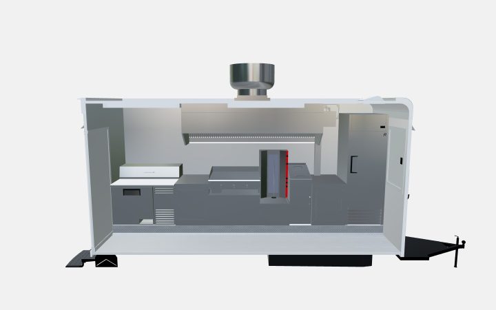 Custom 16ft Shawarma Food Trailer