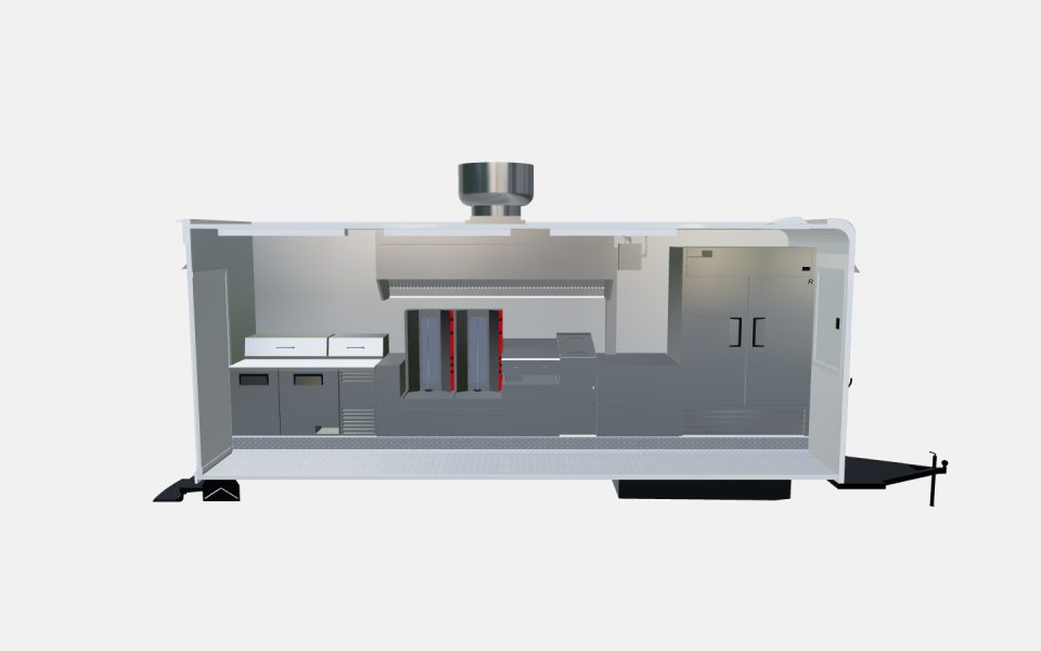 Custom 20ft Shawarma Food Trailer - image-124