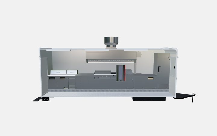 Custom 22ft Shawarma Food Trailer