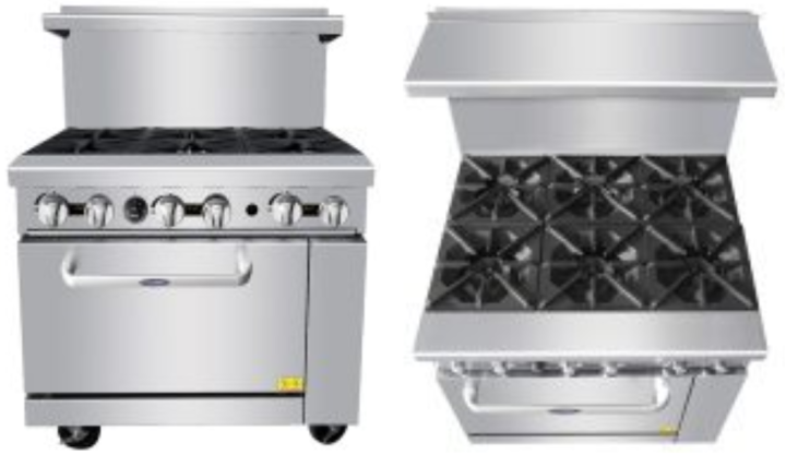 36" Gas Restaurant Range