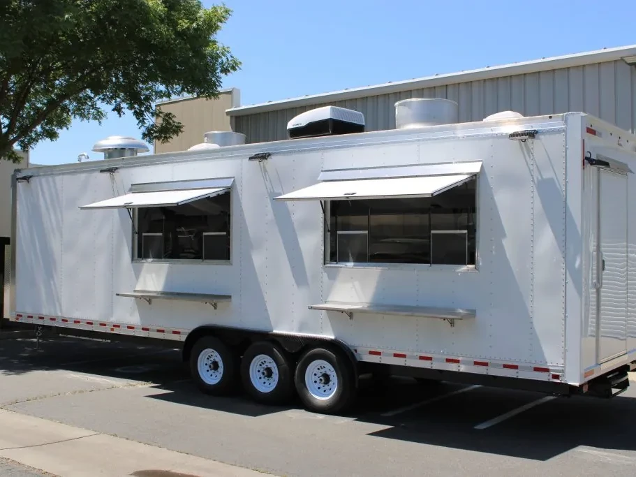 30ft Custom Food Trailer food trailer wrap, photo 1