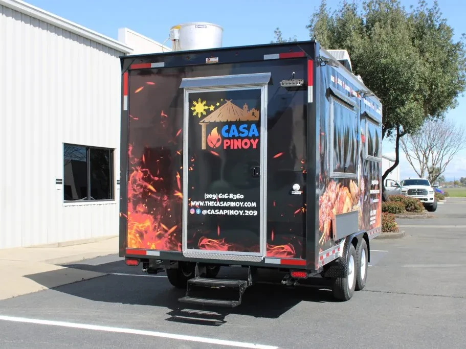Casa Pinoy food trailer wrap, photo 2