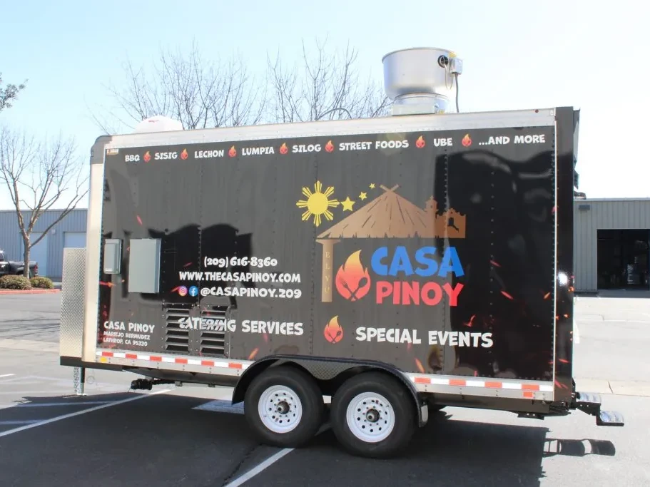 Casa Pinoy food trailer wrap, photo 5
