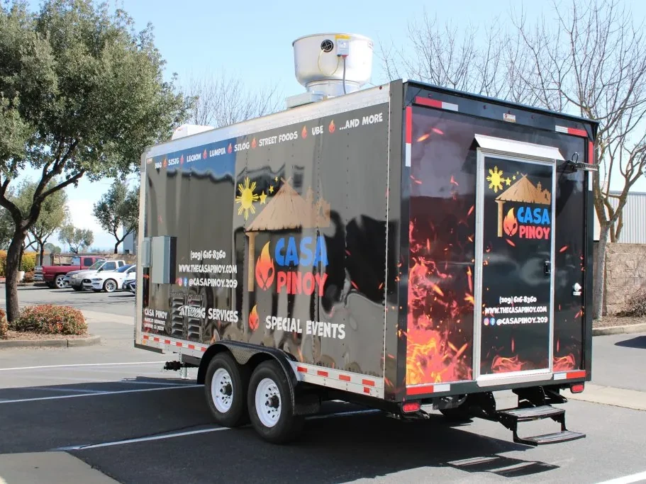 Casa Pinoy food trailer wrap, photo 6