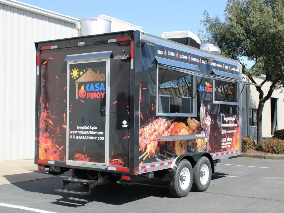Casa Pinoy food trailer wrap, photo 7