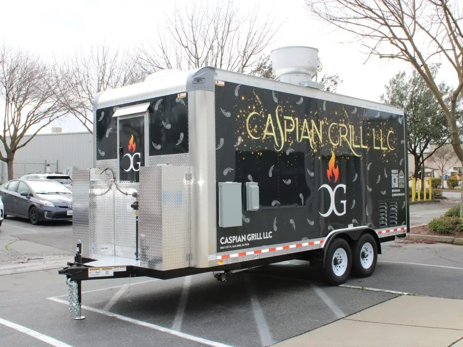 Caspian Grill LLC food trailer wrap, photo 11