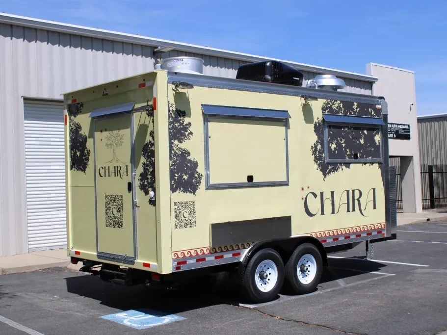Chara Cali food trailer wrap, photo 3
