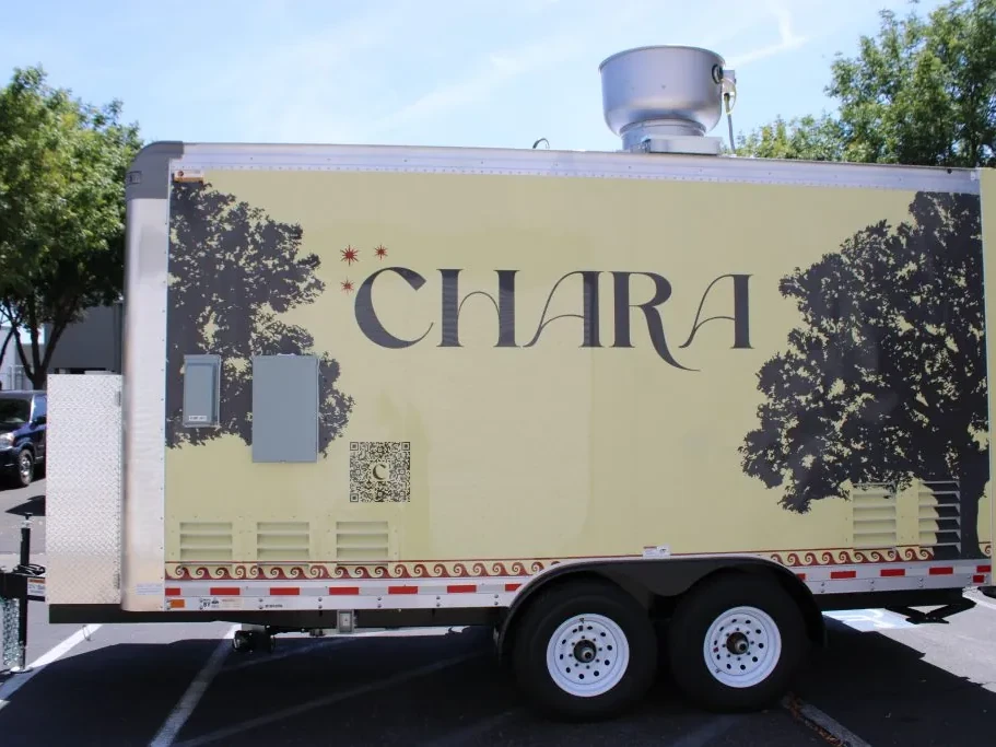 Chara Cali food trailer wrap, photo 5