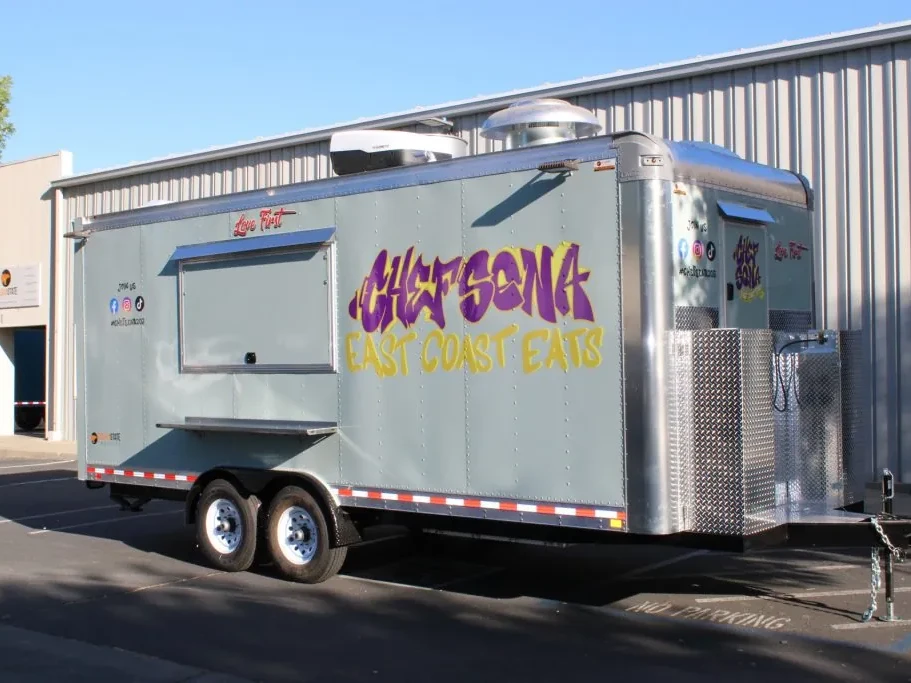 Chef Sena – East Coast Eats food trailer wrap, photo 1