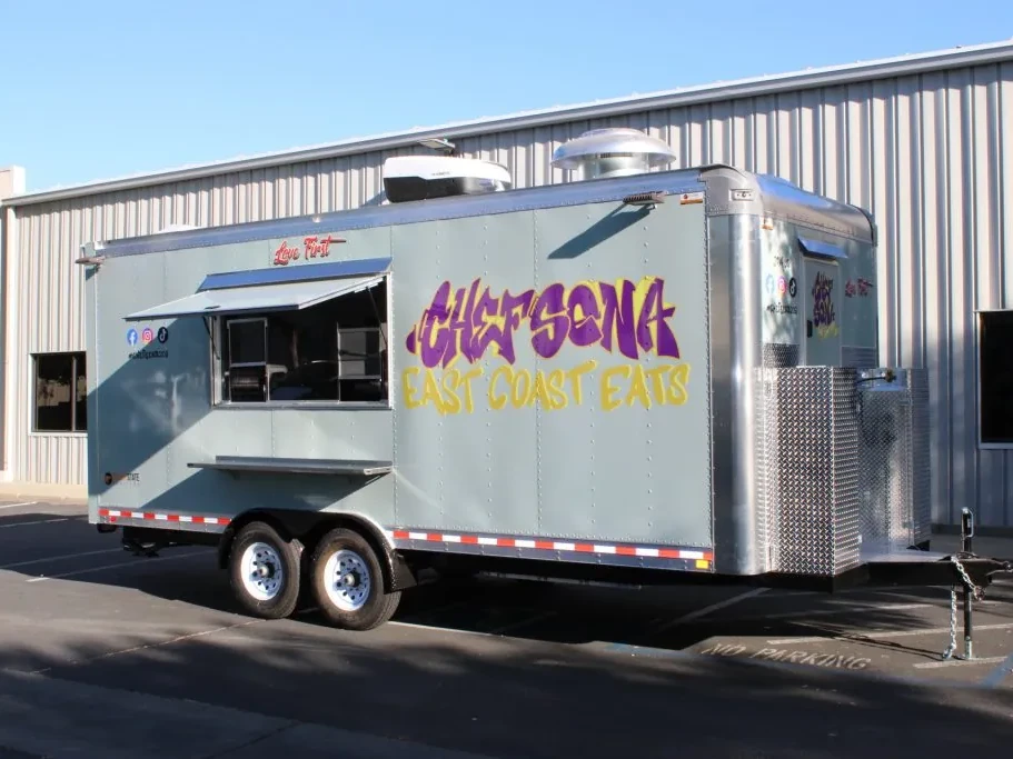 Chef Sena – East Coast Eats food trailer wrap, photo 10