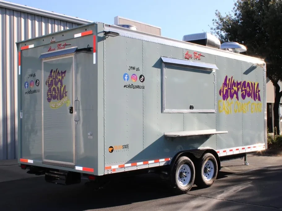 Chef Sena – East Coast Eats food trailer wrap, photo 2