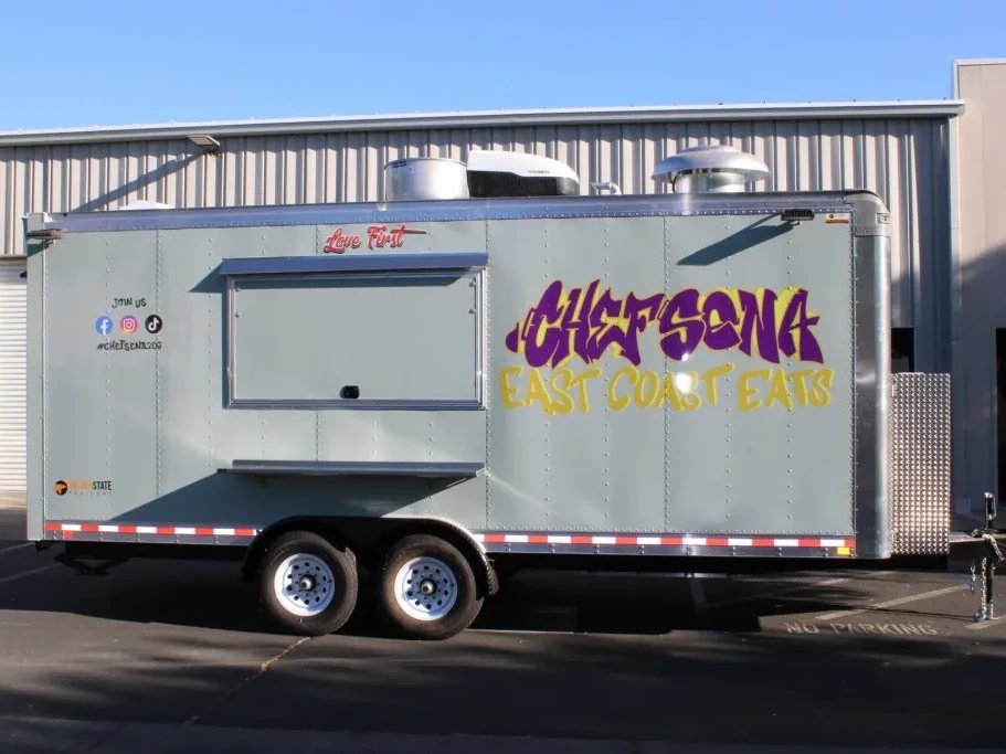 Chef Sena – East Coast Eats food trailer wrap, photo 3