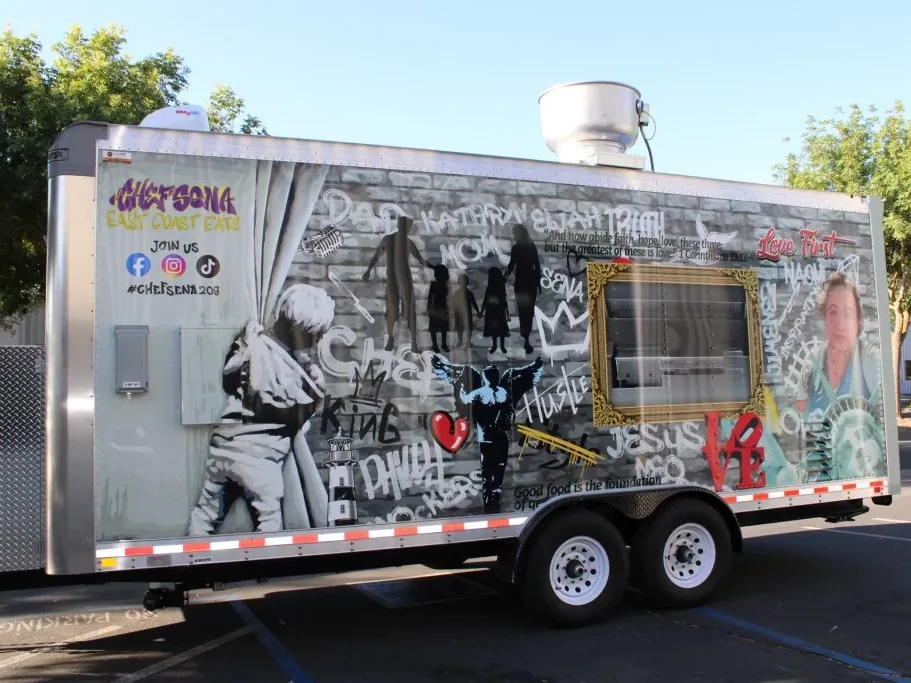 Chef Sena – East Coast Eats food trailer wrap, photo 5
