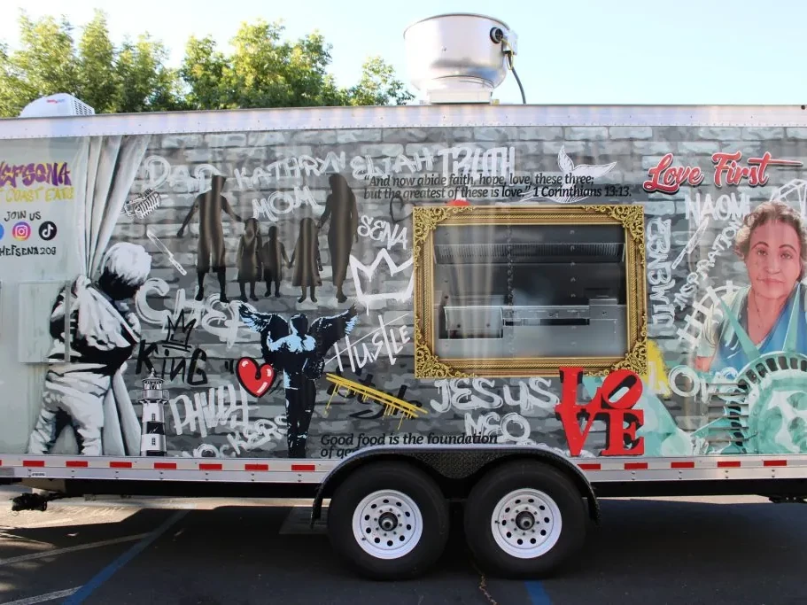 Chef Sena – East Coast Eats food trailer wrap, photo 6