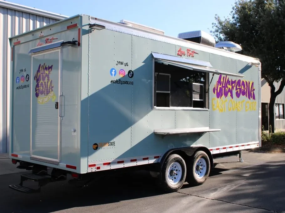 Chef Sena – East Coast Eats food trailer wrap, photo 8
