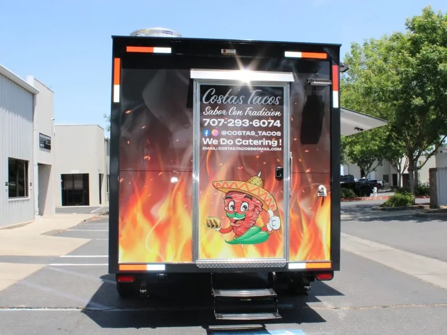 Costa’s Tacos food trailer wrap, photo 2