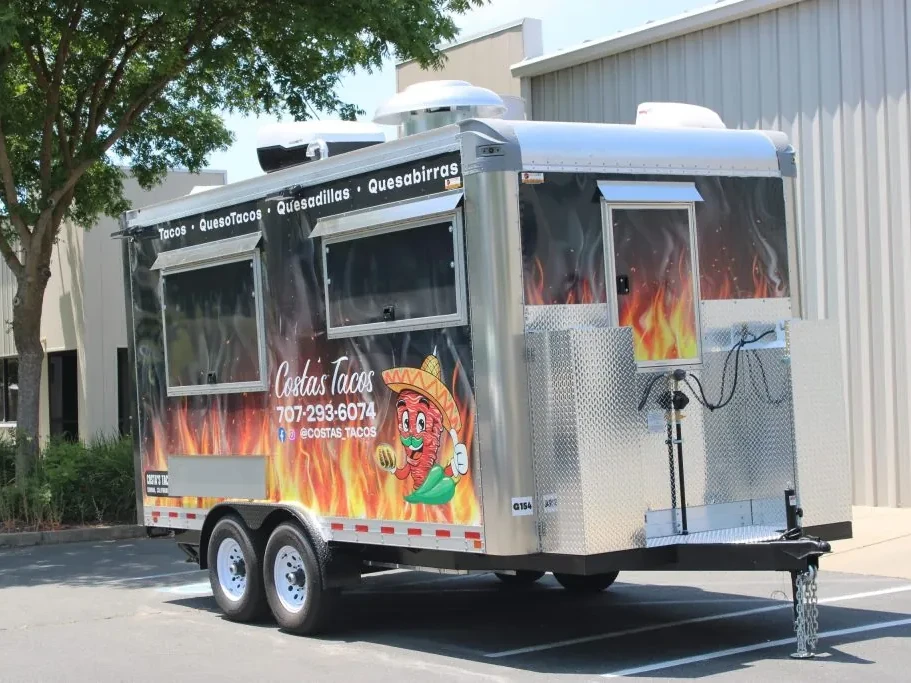 Costa’s Tacos food trailer wrap, photo 8