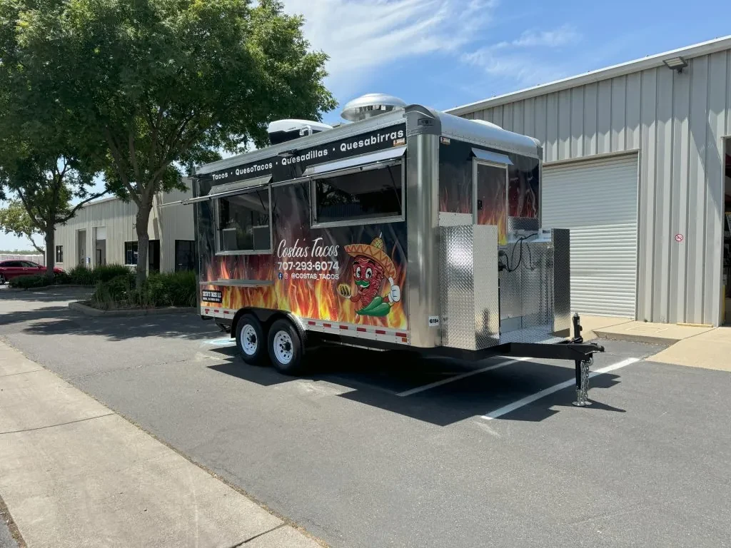 Costa’s Tacos food trailer wrap, photo 9