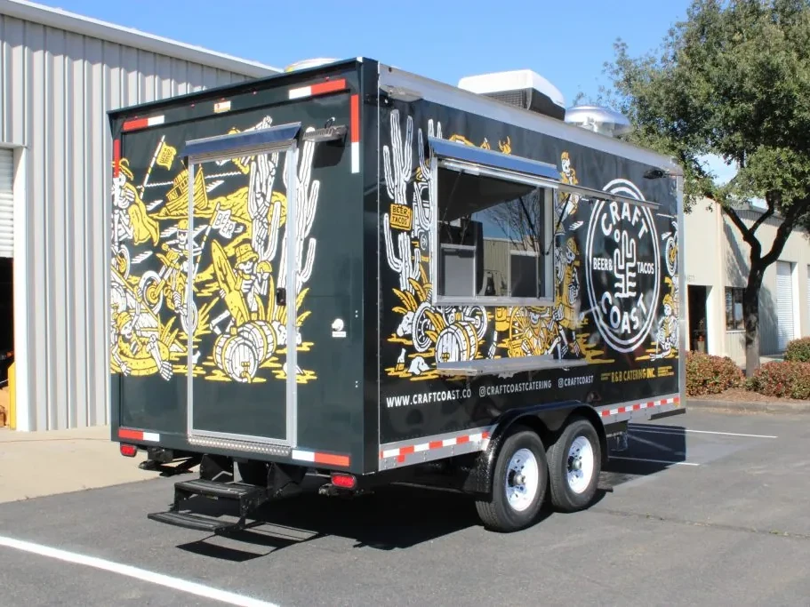 Craft Coast food trailer wrap, photo 2