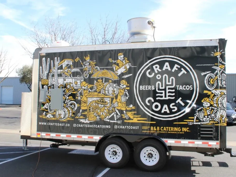 Craft Coast food trailer wrap, photo 3