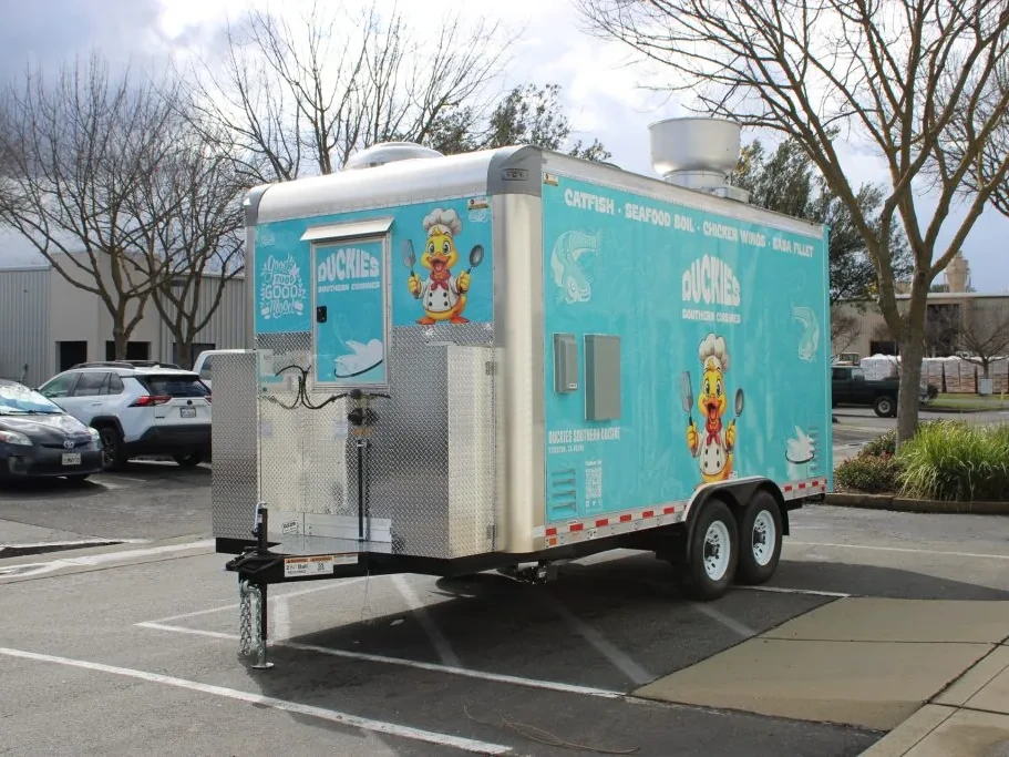 Duckies Southern Cuisines food trailer wrap, photo 14