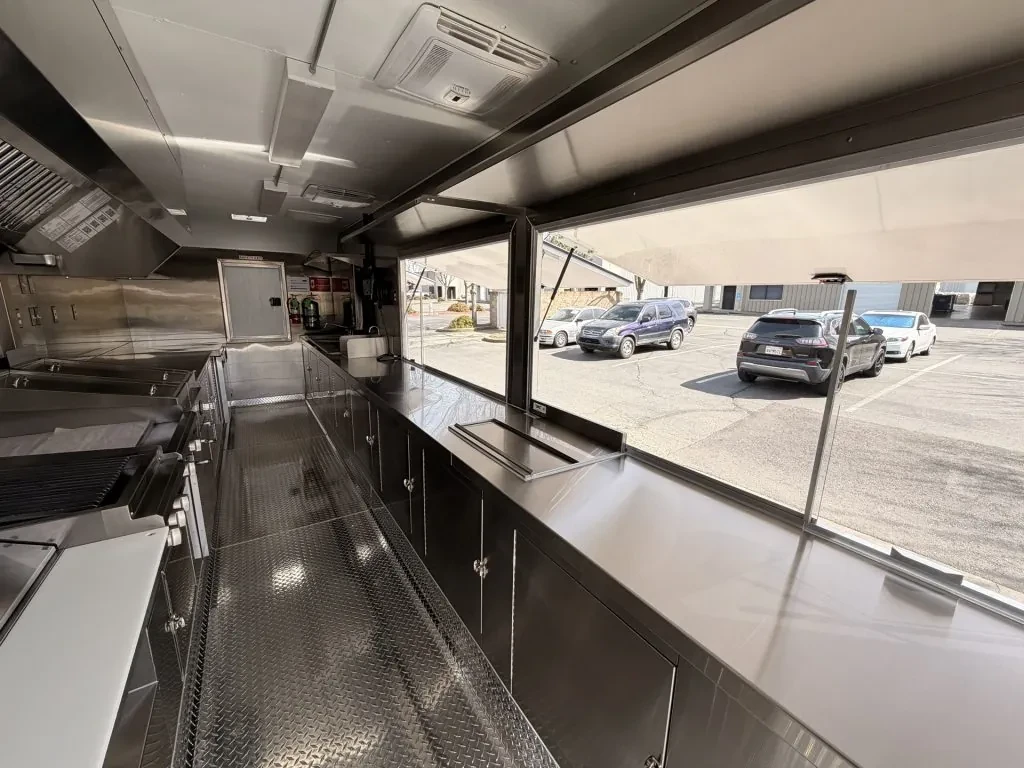 End Zone Kitchen food trailer wrap, photo 11