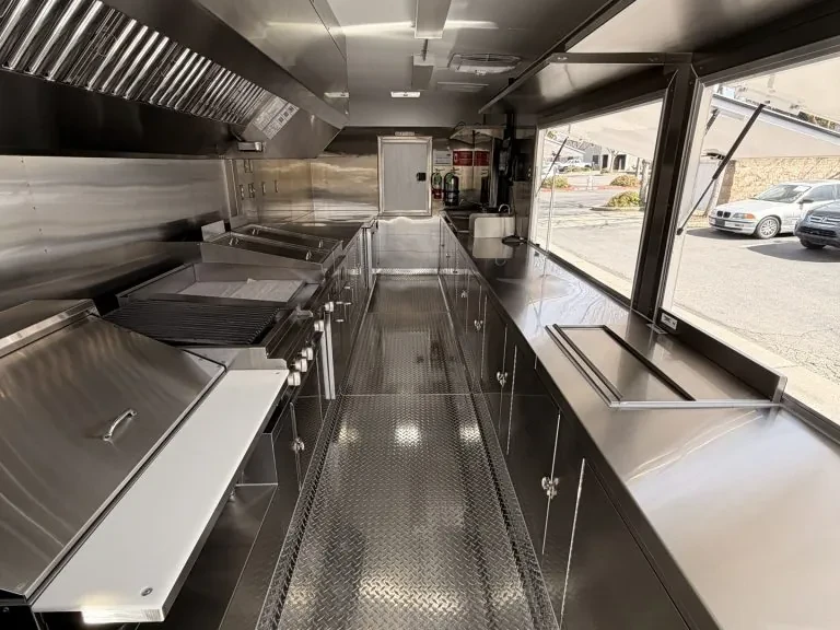 End Zone Kitchen food trailer wrap, photo 9