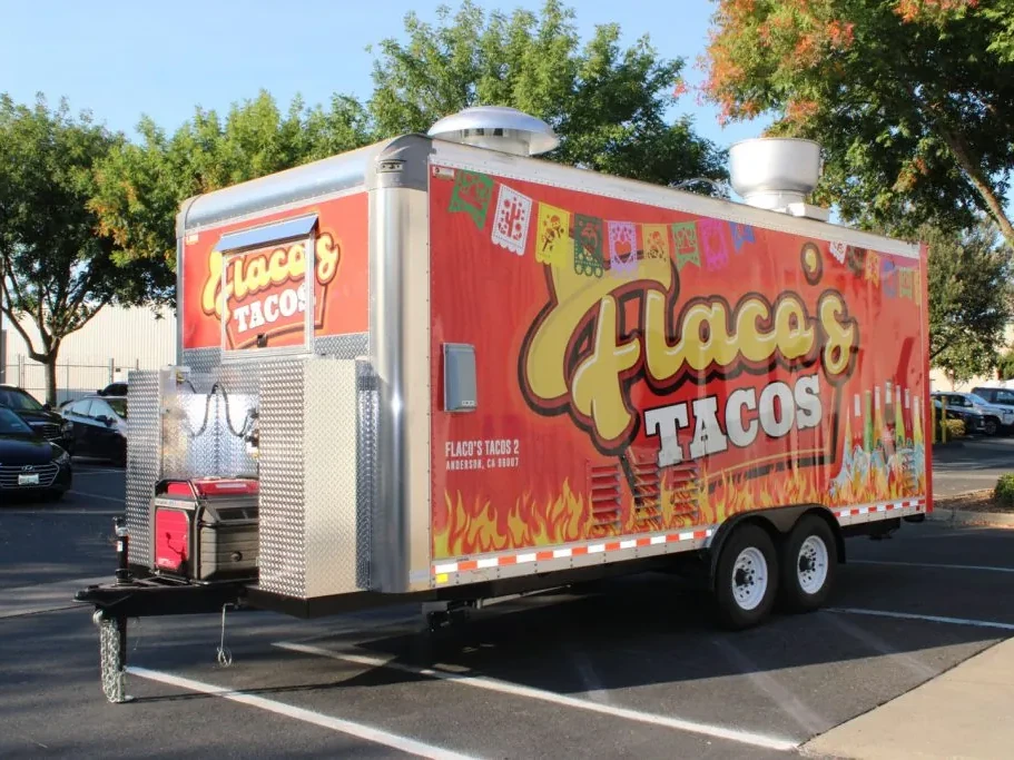 Flaco’s Tacos food trailer wrap, photo 5