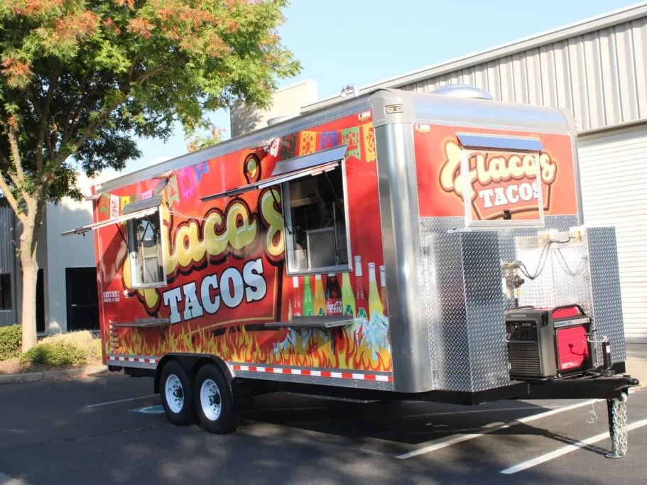 Flaco’s Tacos food trailer wrap, photo 7