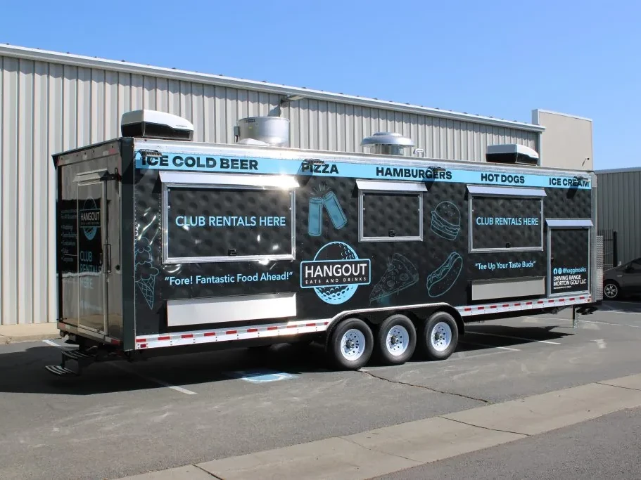 Haggin Oaks – Mack Shack food trailer wrap, photo 1