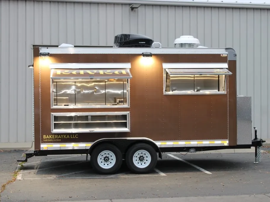 Kavka food trailer wrap, photo 1