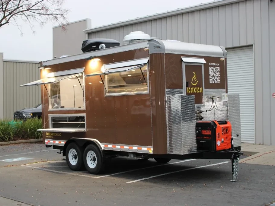 Kavka food trailer wrap, photo 2