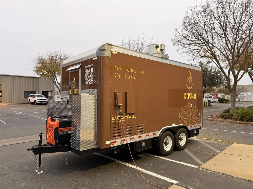 Kavka food trailer wrap, photo 4
