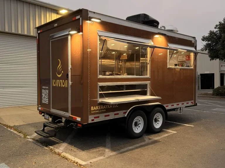 Kavka food trailer wrap, photo 5