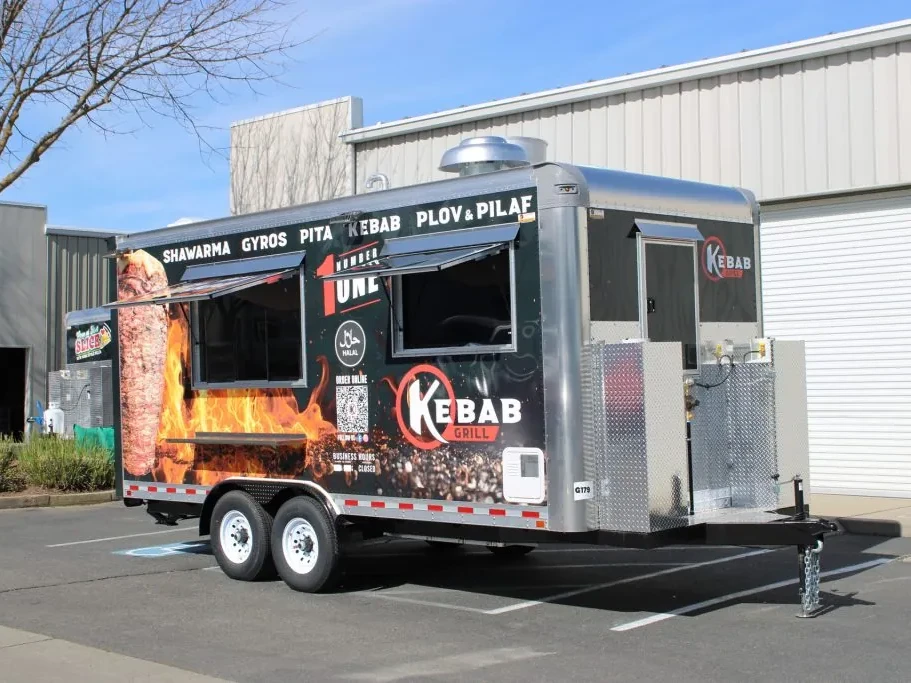 Kebab Grill food trailer wrap, photo 11