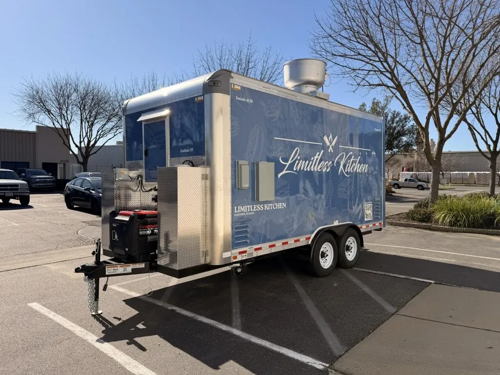 Limitless Kitchen food trailer wrap, photo 13