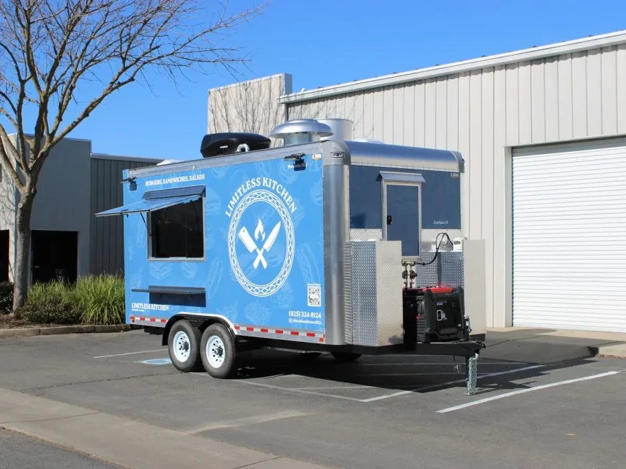 Limitless Kitchen food trailer wrap, photo 19
