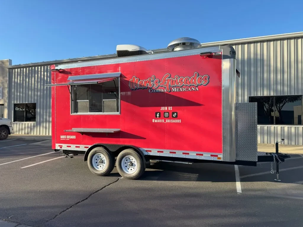 Mari’s Gusados food trailer wrap, photo 10