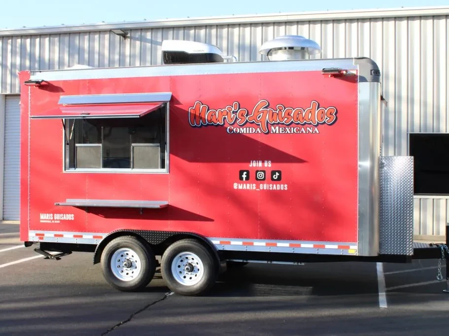 Mari’s Gusados food trailer wrap, photo 7