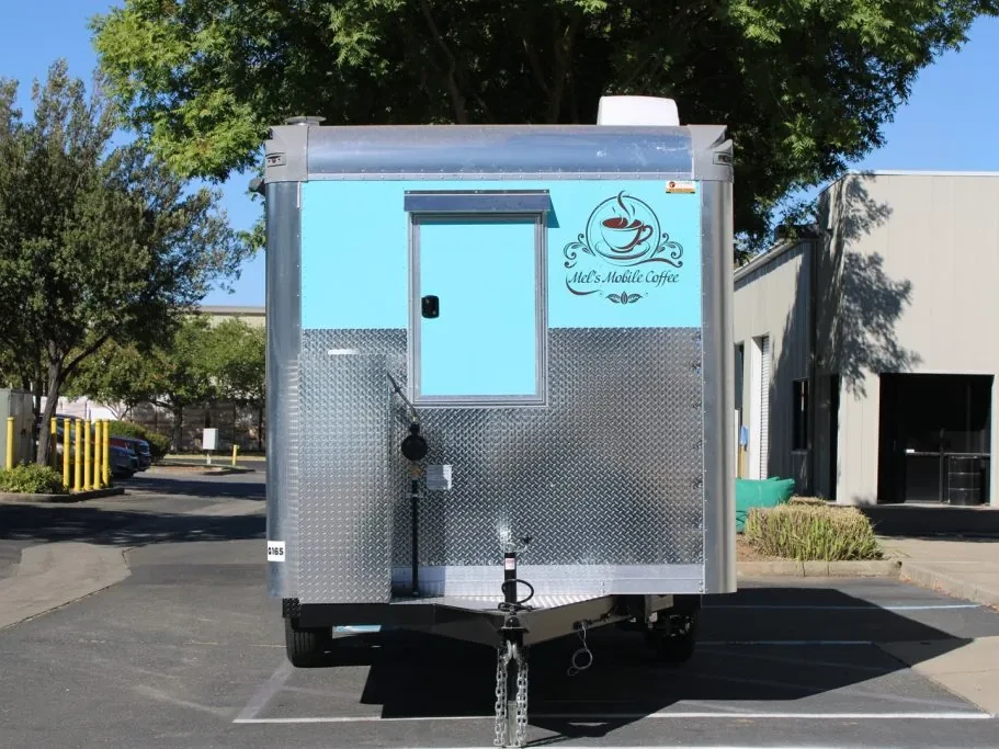 Mel’s Mobile Coffee food trailer wrap, photo 5